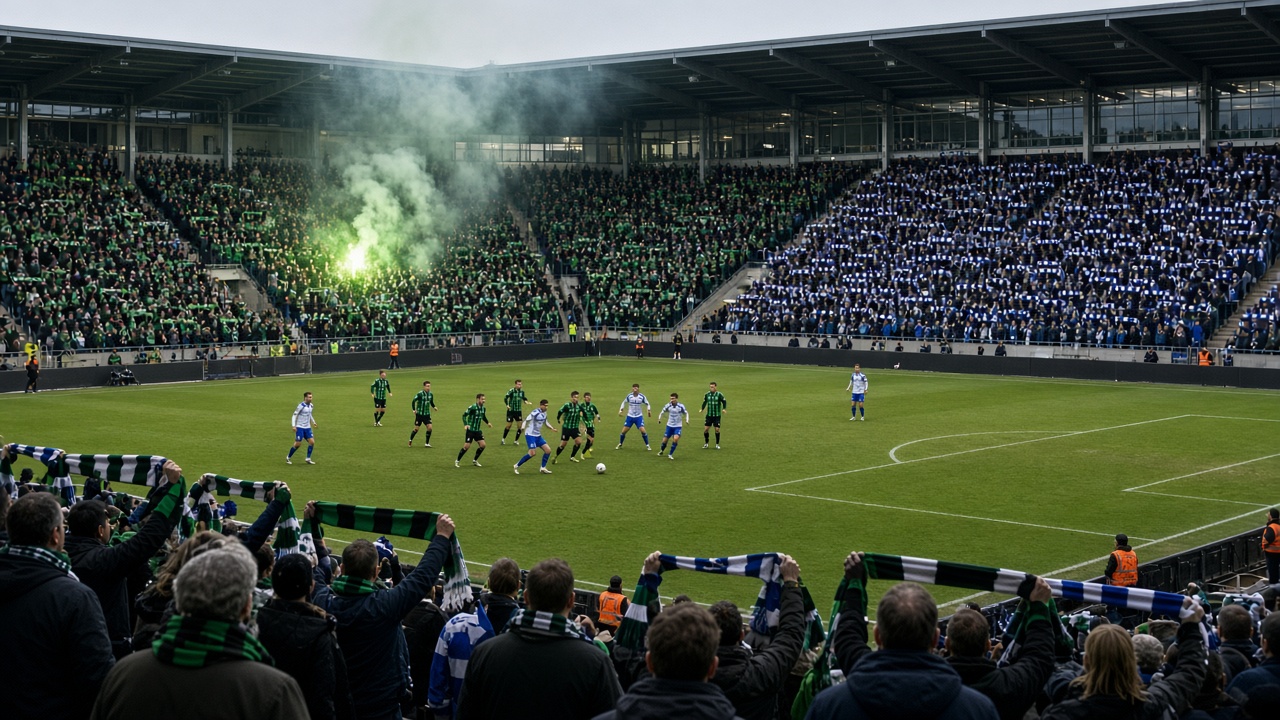Derby på Gamla Ullevi mellan GAIS och IFK Göteborg