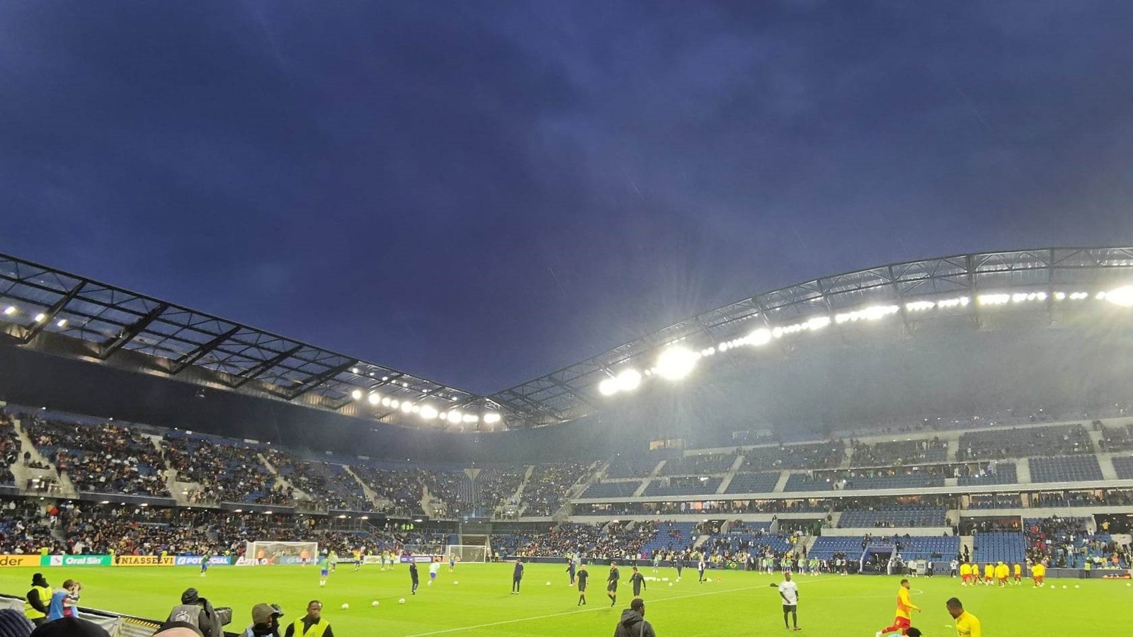 Stade Océane i Le Havre under en kvällsmatch