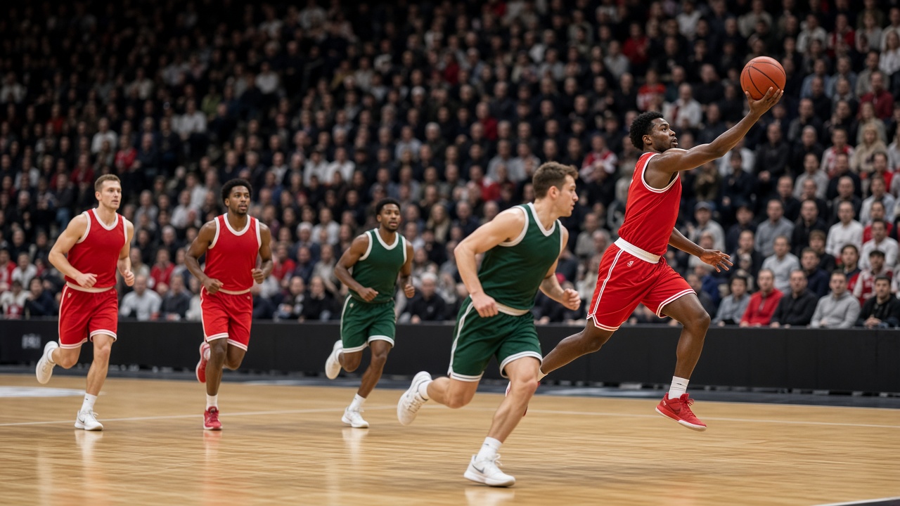 Basketmatch mellan BC Luleå och Högsbo Basket i Svenska basketligan